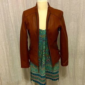 Leather jacket size small